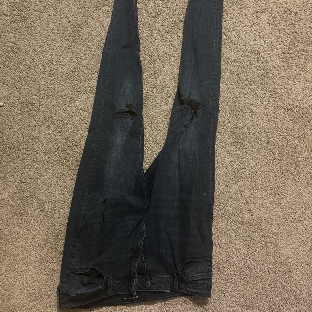 Dark Blue skinny ripped jeans